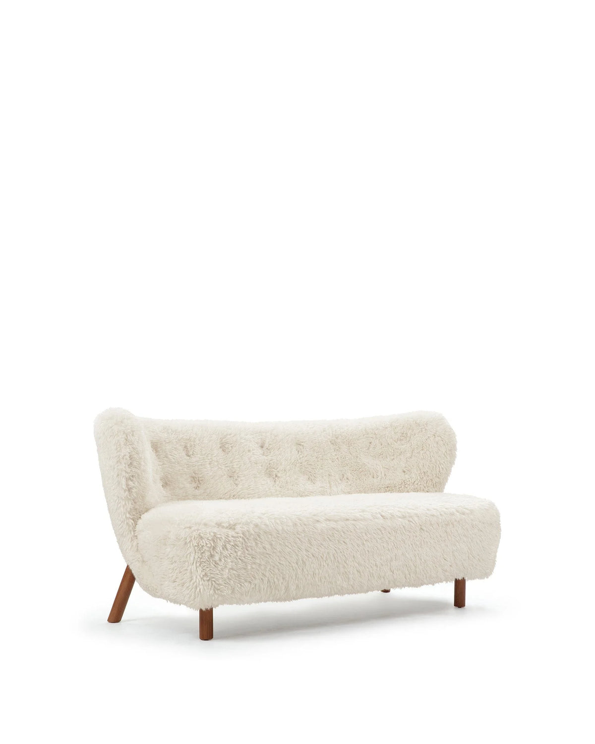 Petral 38™ sofa | white long hair sherpa - 3 seaters 38 | modern | contemporary design | madorne