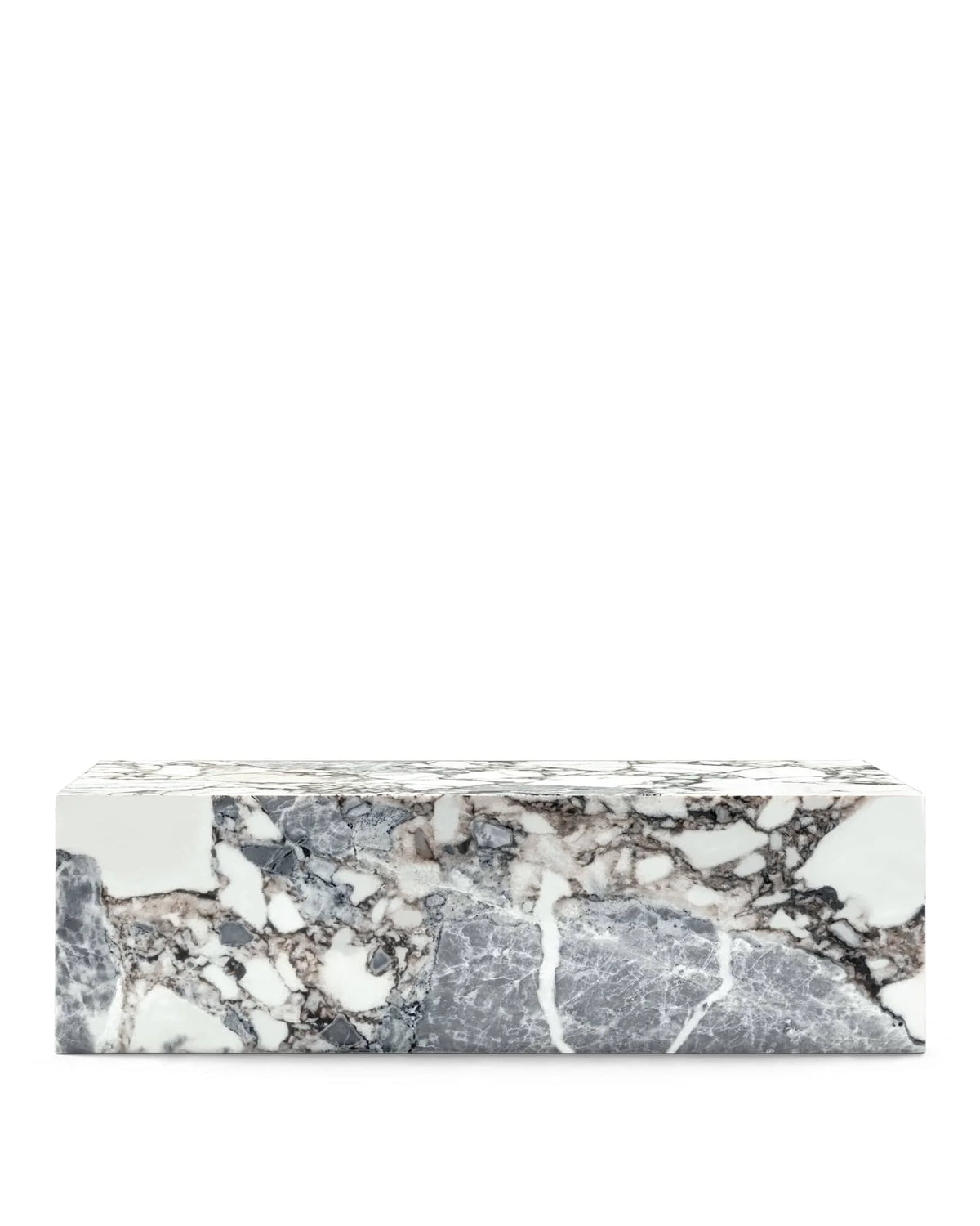 Plyn 01™ coffee table | marble or steel - modellato - tables norm architects plinth-inspired | madorne