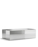 Plyn 01™ coffee table | marble or steel - stainless - tables norm architects plinth-inspired | madorne
