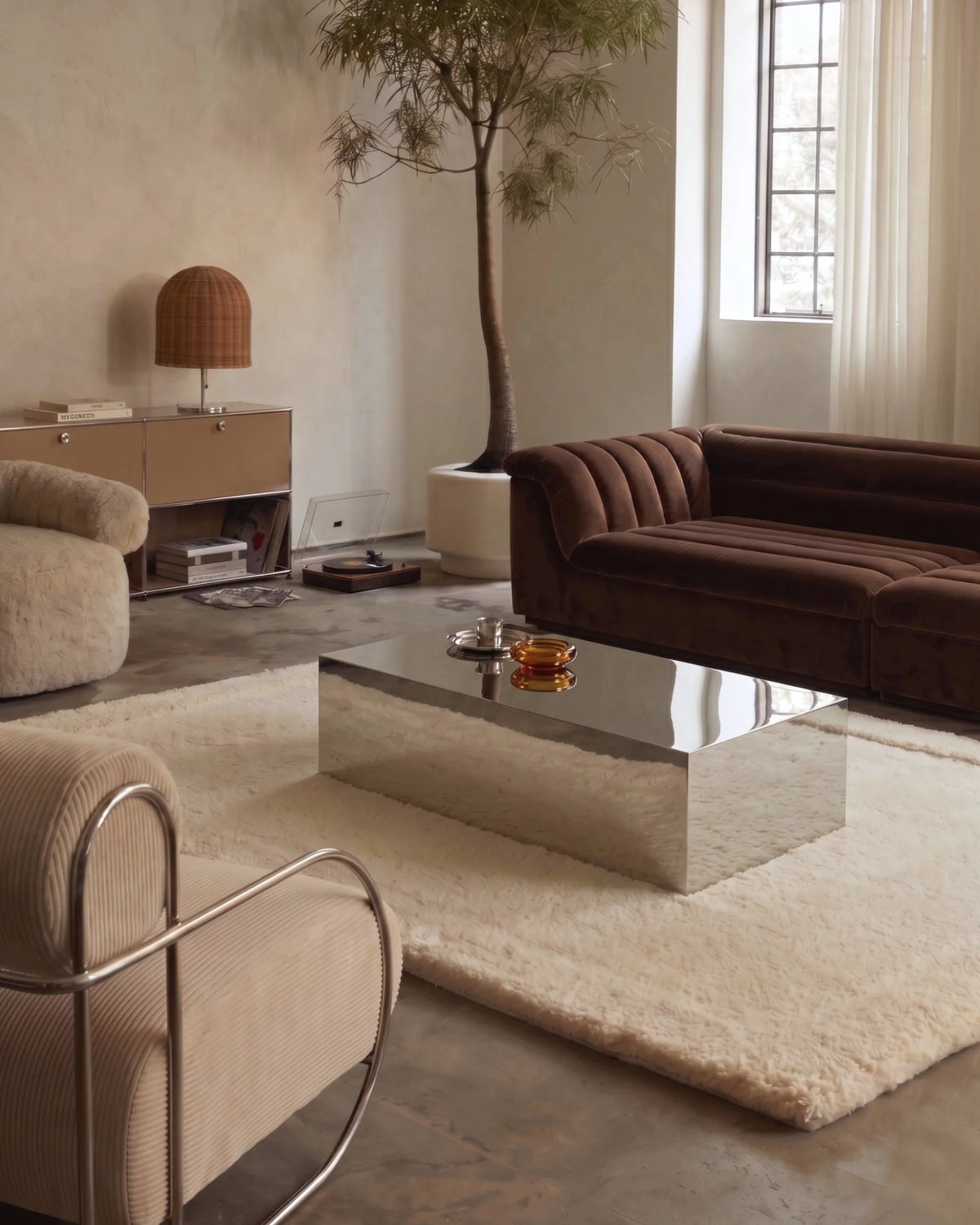 Plyn 01™ coffee table | marble or steel - tables norm architects plinth-inspired | madorne