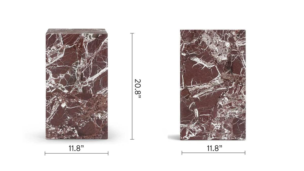 Plyn column™ side table | natural stone - tables column | designer | madorne