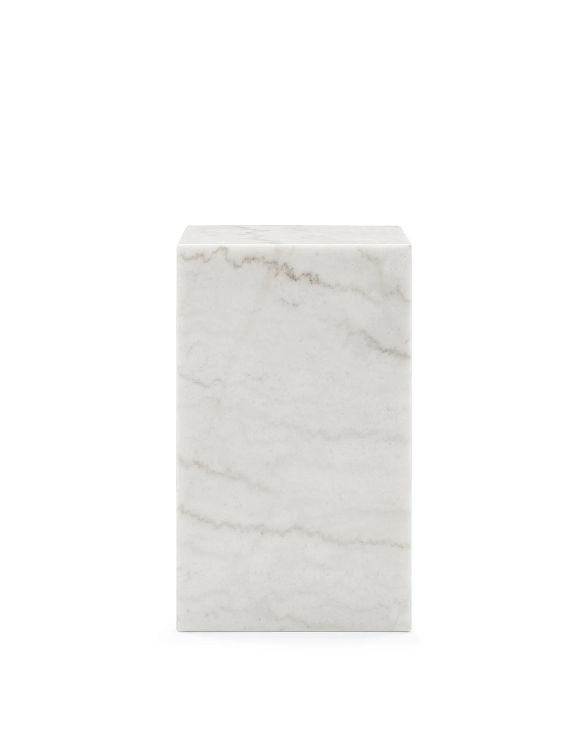 Plyn column™ side table | natural stone - white marble - tables column | designer | madorne