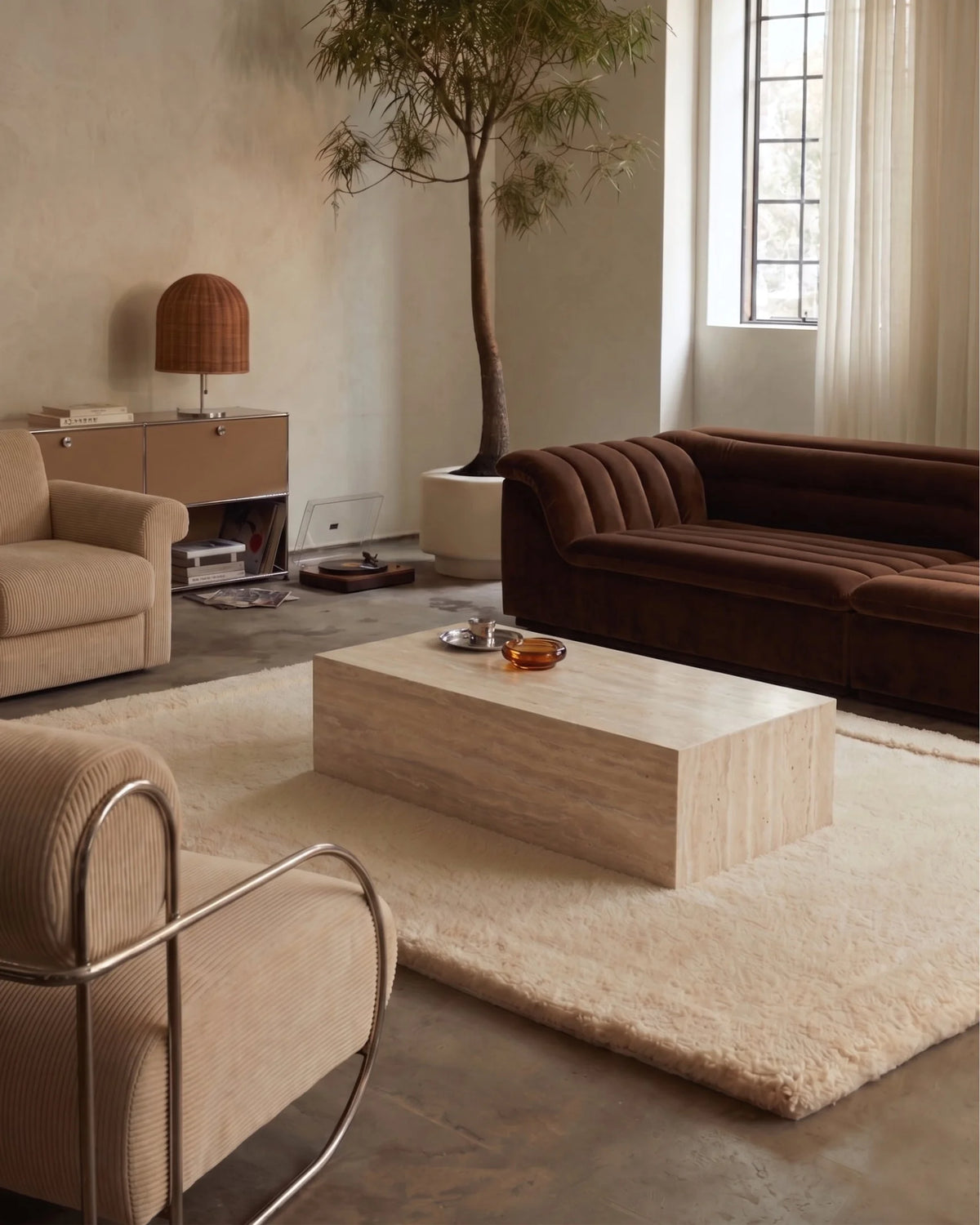 Plyn concrete™ coffee table | stone-effect finish - tables concrete | madorne