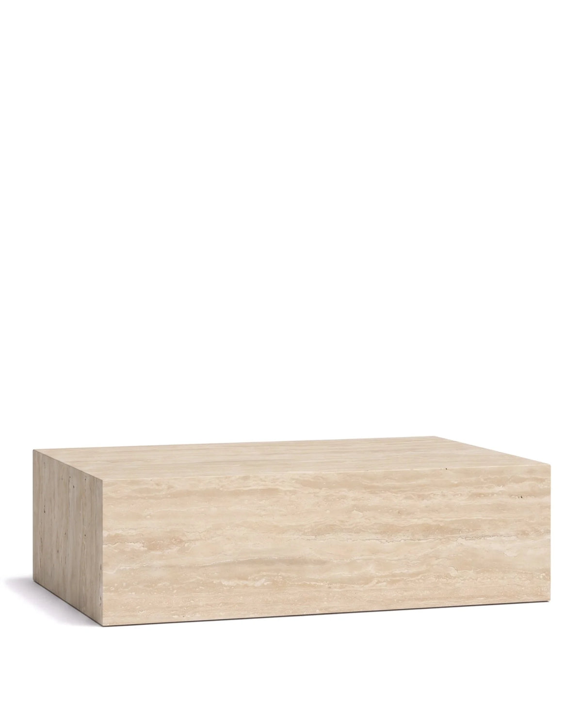 Plyn concrete™ coffee table | stone-effect finish - travertine textured concrete - tables | madorne