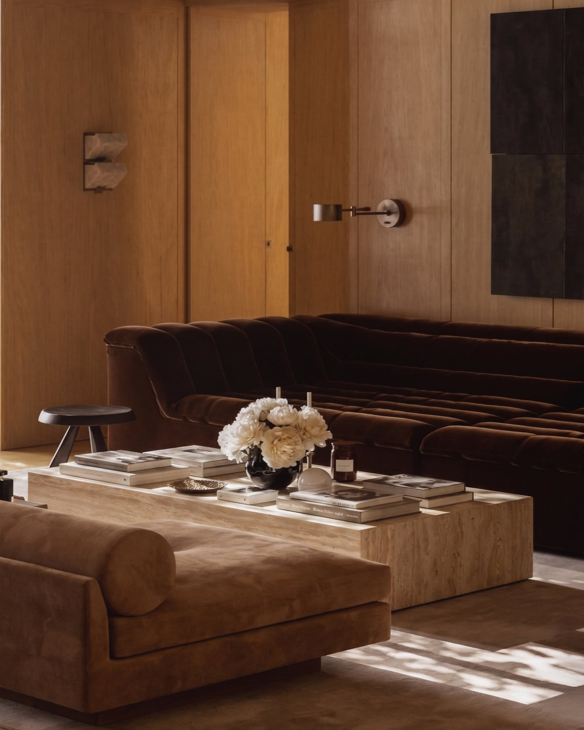 Plyn grande concrete™ coffee table | stone-effect finish - tables concrete | madorne