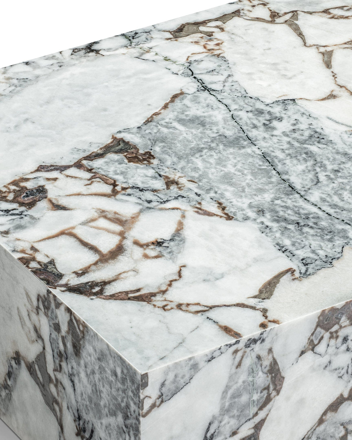 Plyn grande concrete™ coffee table | stone-effect finish - tables concrete | madorne