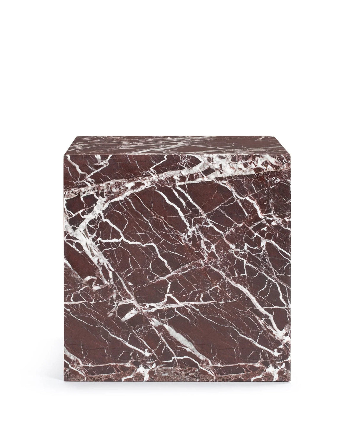 Plyn short™ side table | natural stone - rosso levanto marble - tables short | designer | madorne