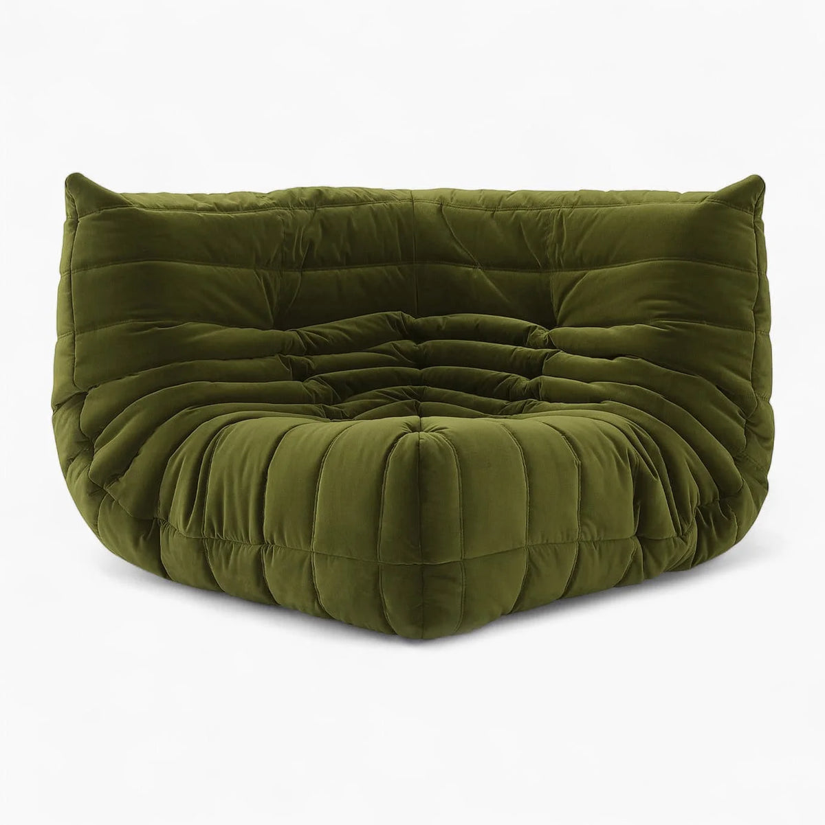 Pogo 73™ Corner Seat in Green Velvet