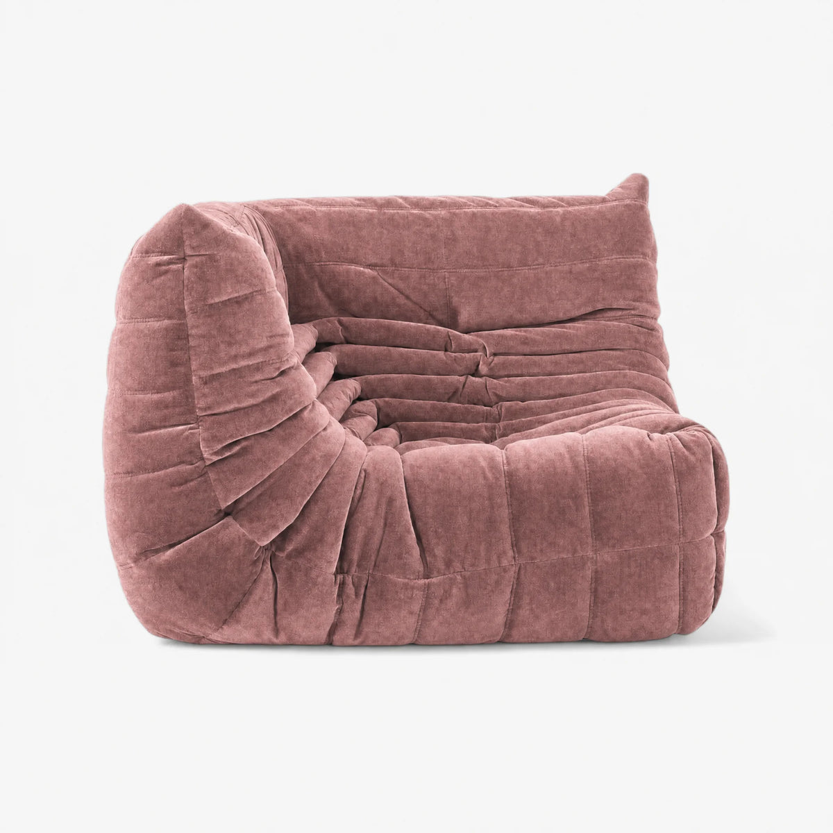 Pogo 73 Corner Seat in Phlox Chenille Helios