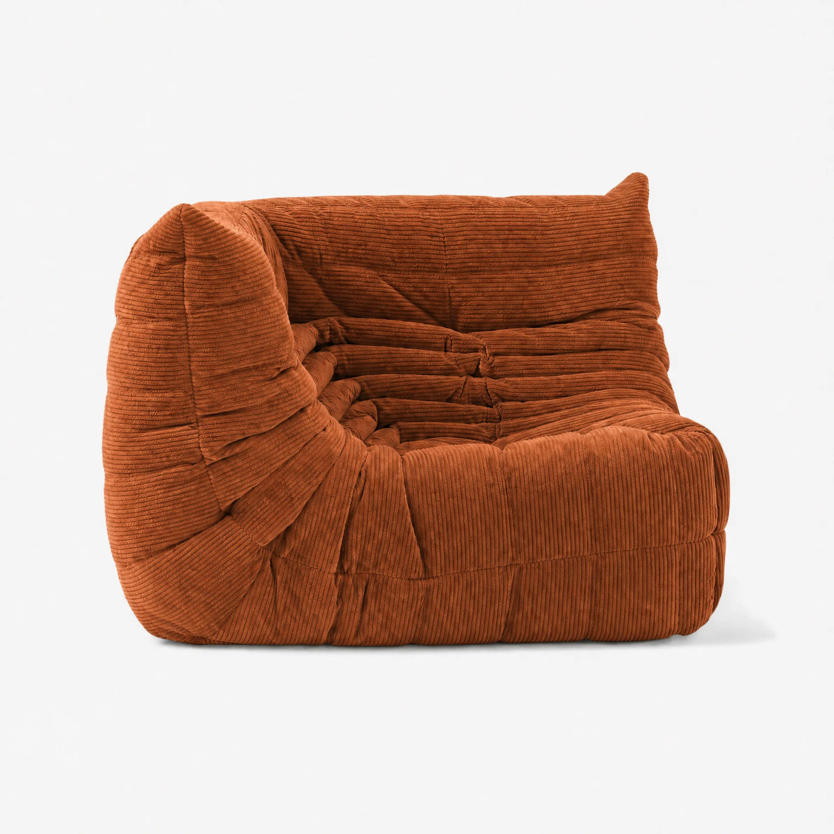 Pogo 73 Corner Seat in Copper Corduroy