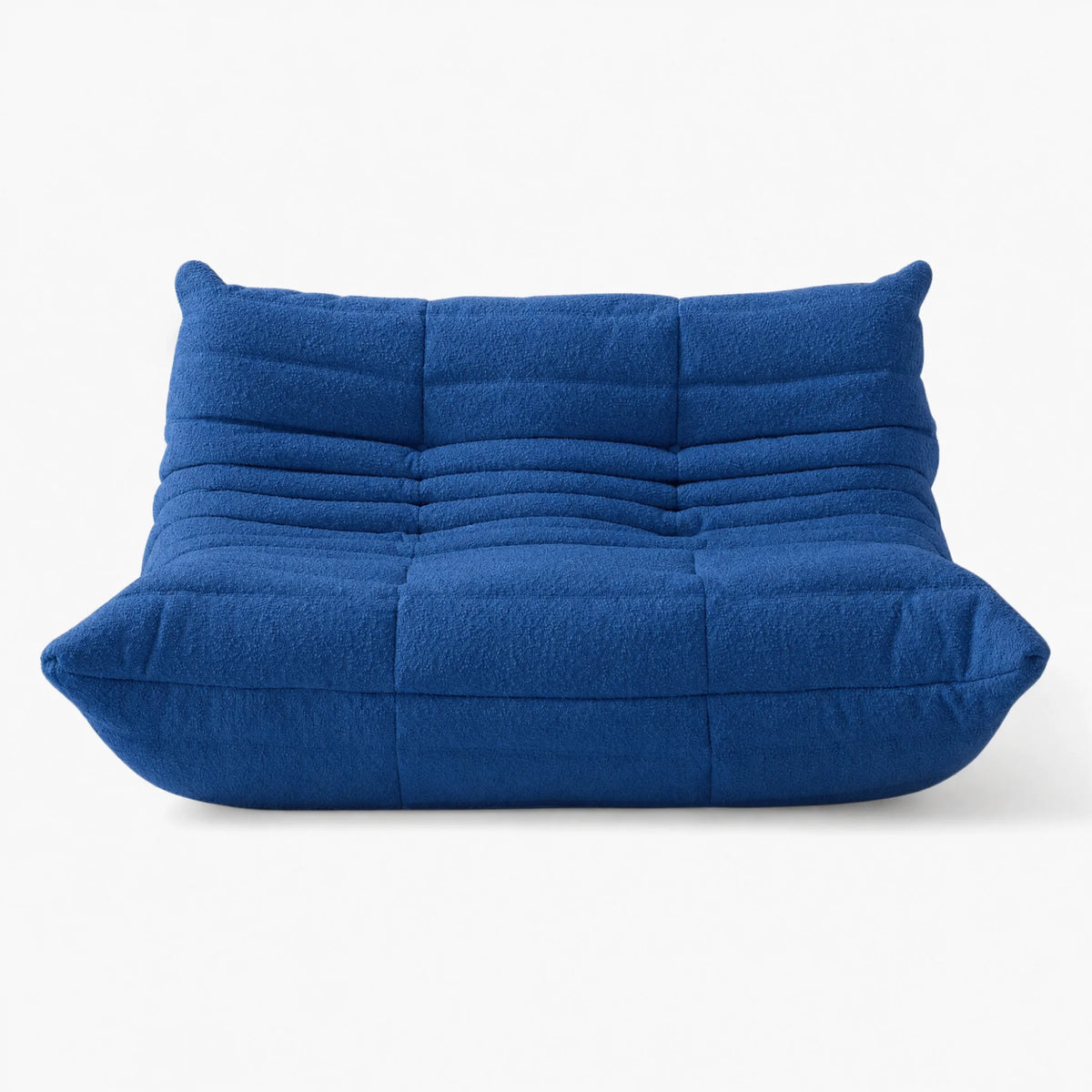 Pogo 73 Loveseat in Cobalt Blue Bouclé