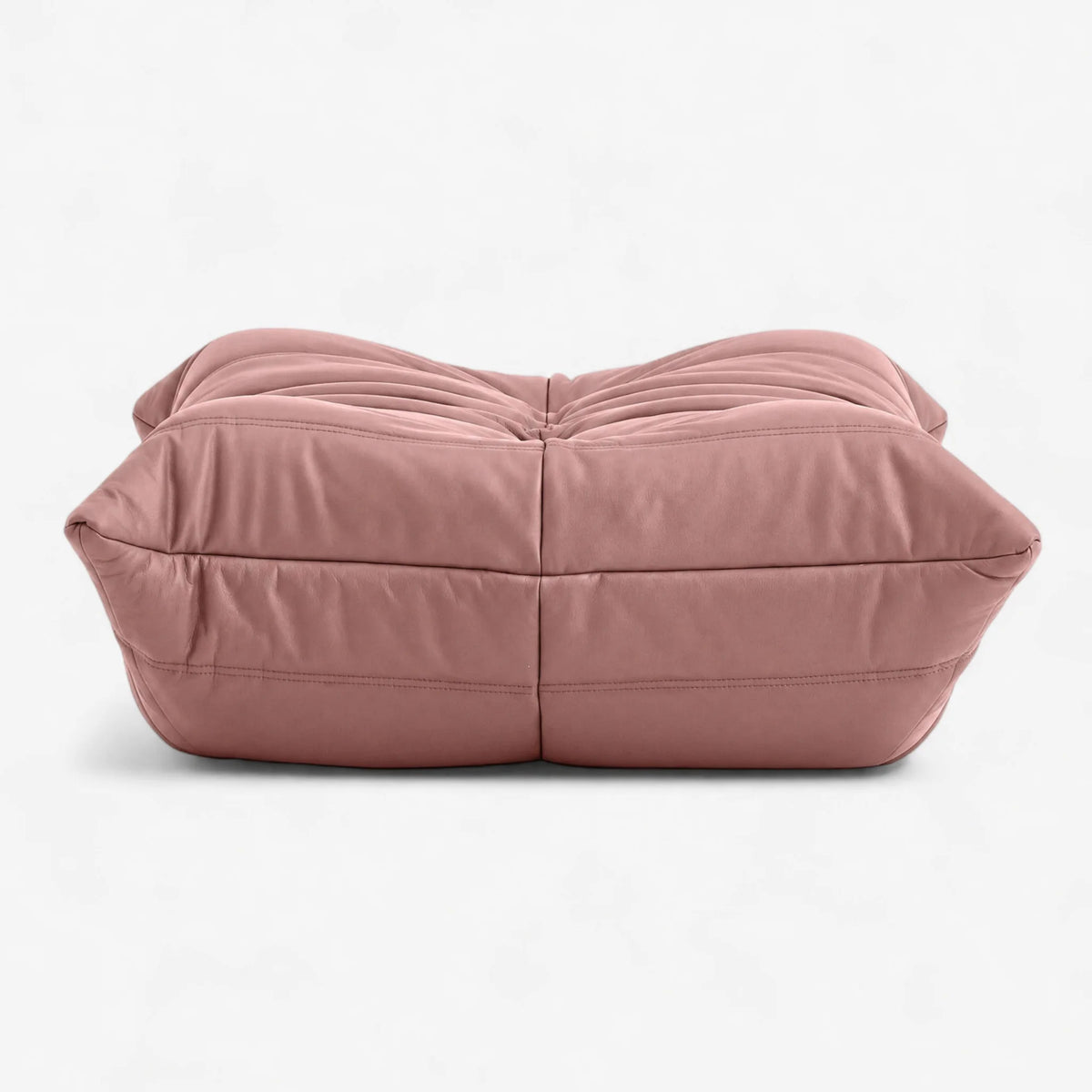 Pogo 73 Ottoman in Phlox Aniline Leather