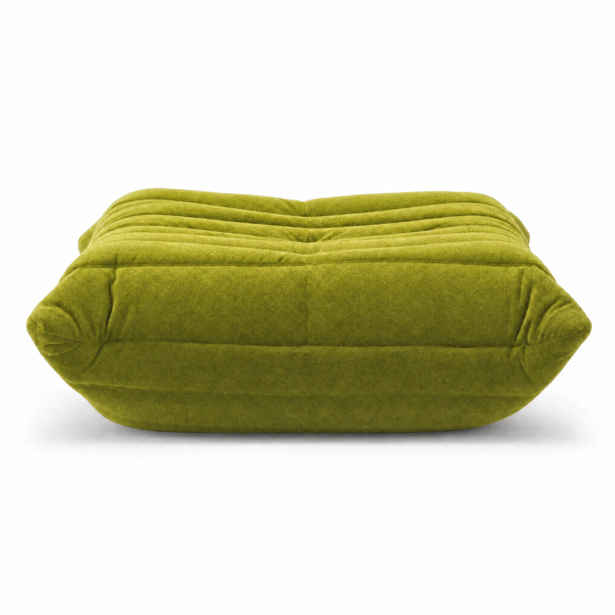 Pogo 73 Ottoman in Chartreuse Green Cashmere