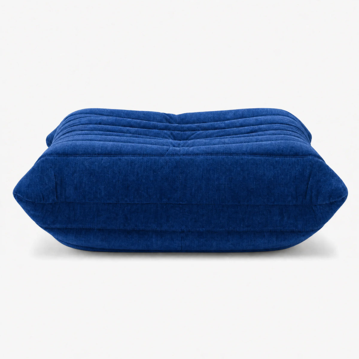 Pogo 73 Ottoman in Cobalt Blue Chenille Helios