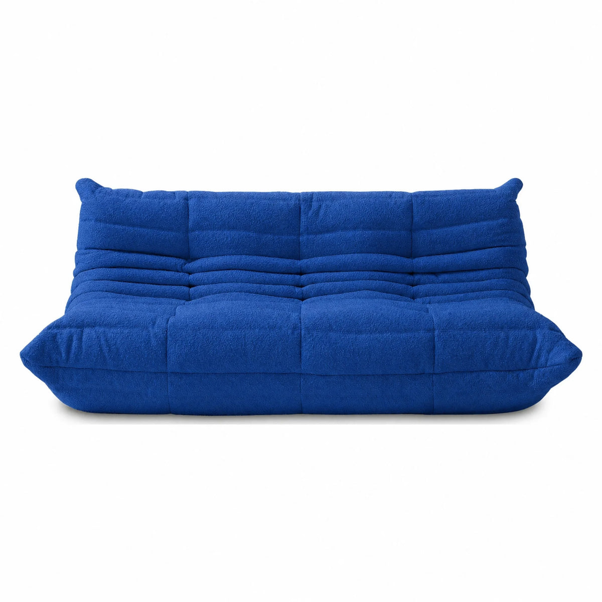 Pogo 73 Sofa in Cobalt Blue Bouclé