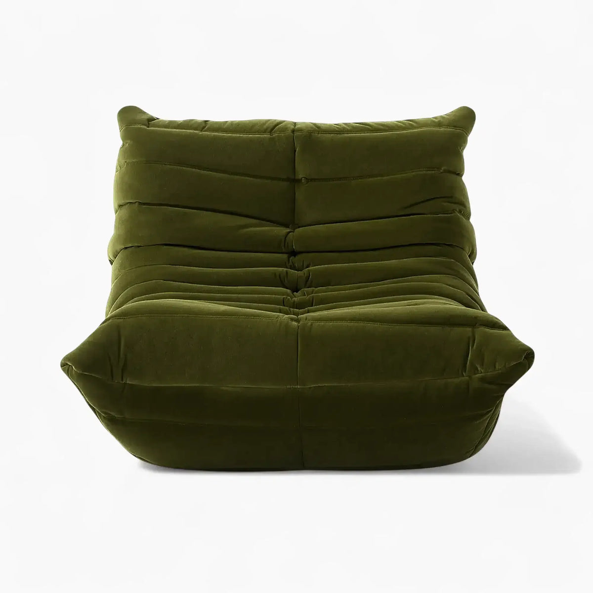 Pogo 73™ Fireside Chair in Green Velvet