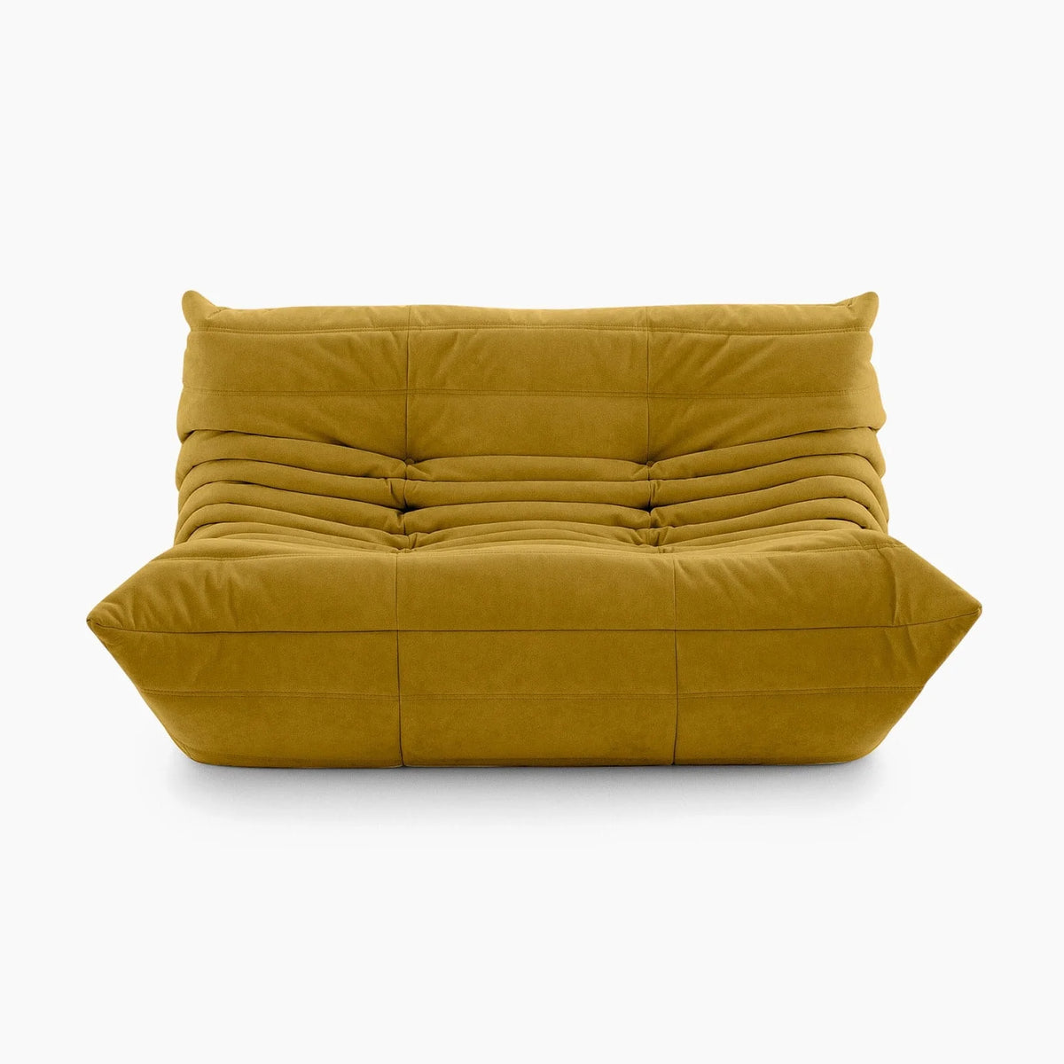 Pogo 73™ Loveseat in Curry Alcantara