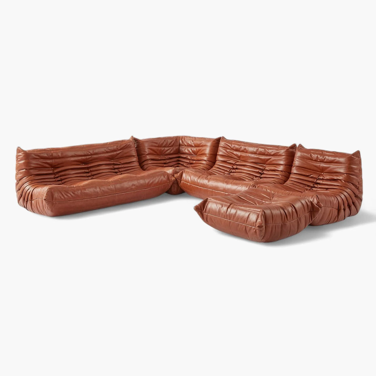 Pogo 73 leather Complete Set in Bisque Waxy leather