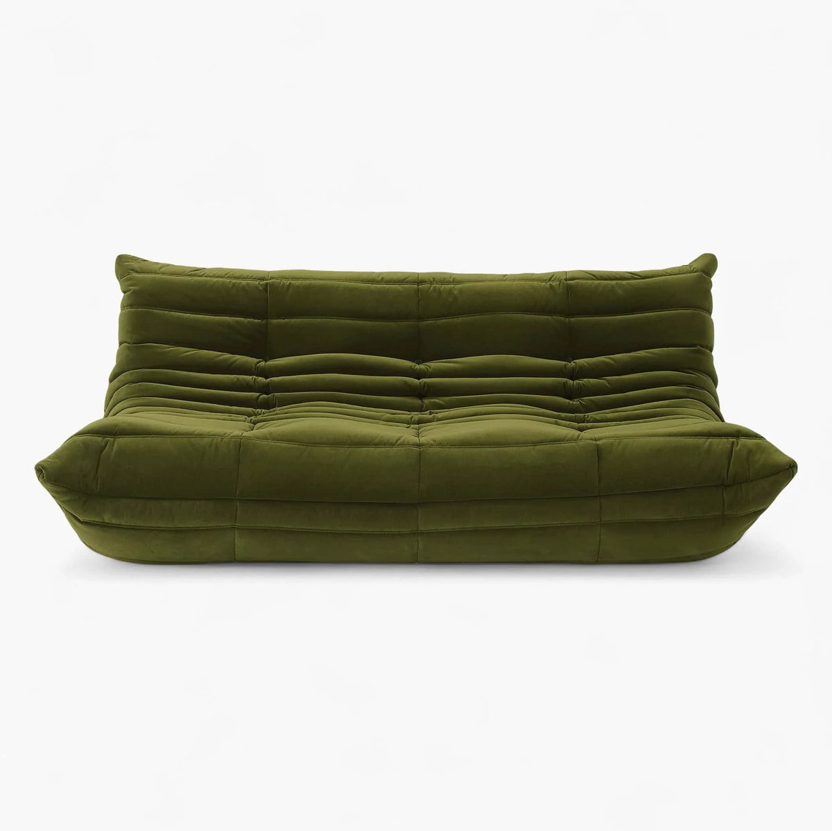 Pogo 73™ Sofa in Green Velvet