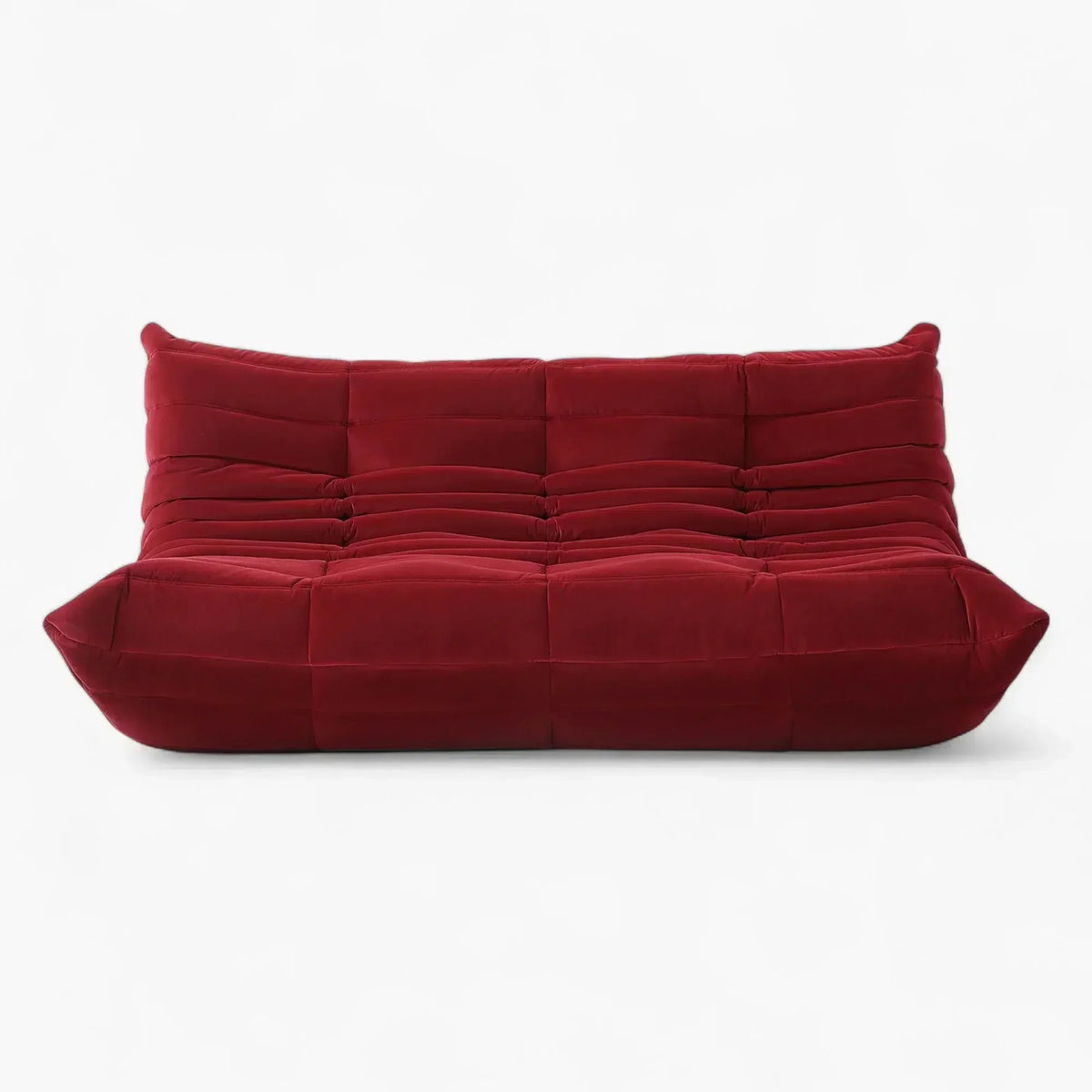 Pogo 73™ Sofa in Red Velvet