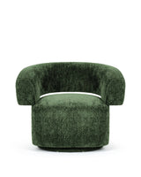 Raya™ swivel lounge chair | velvet - chairs ruff armchair-inspired | madorne