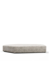 Ridge 04™ seat module 1 | free-form sectional - dove textured chenille - modules 04 | designer modular sofa element