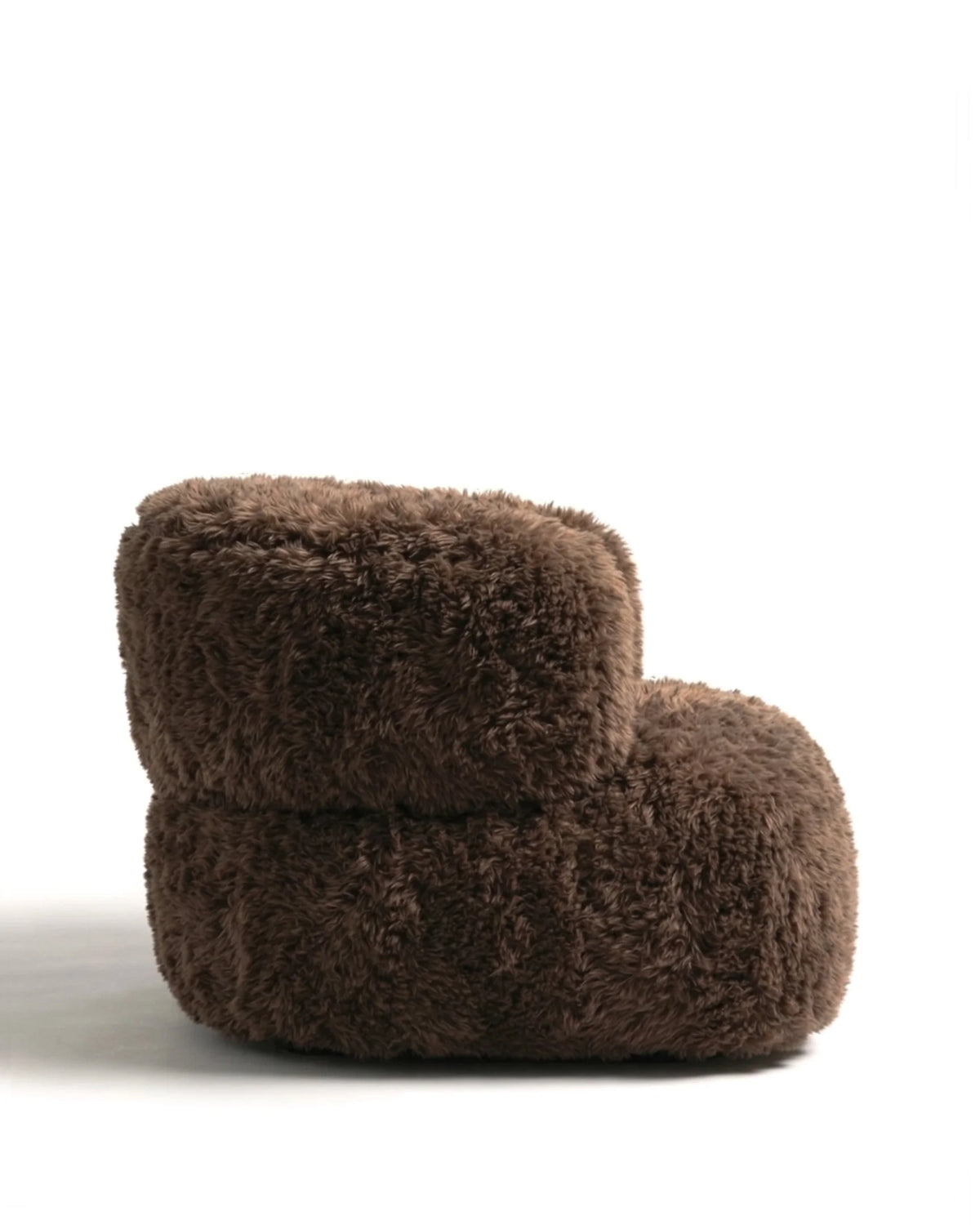 Riva nest™ lounge chair | brown faux fur - chairs nest | madorne