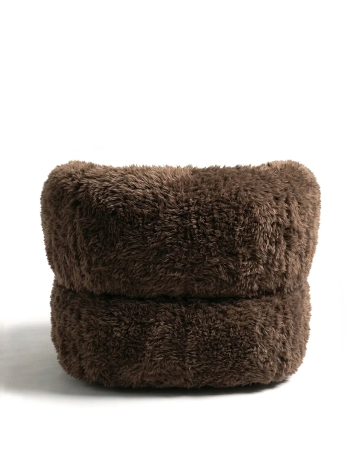Riva nest™ lounge chair | brown faux fur - chairs nest | madorne