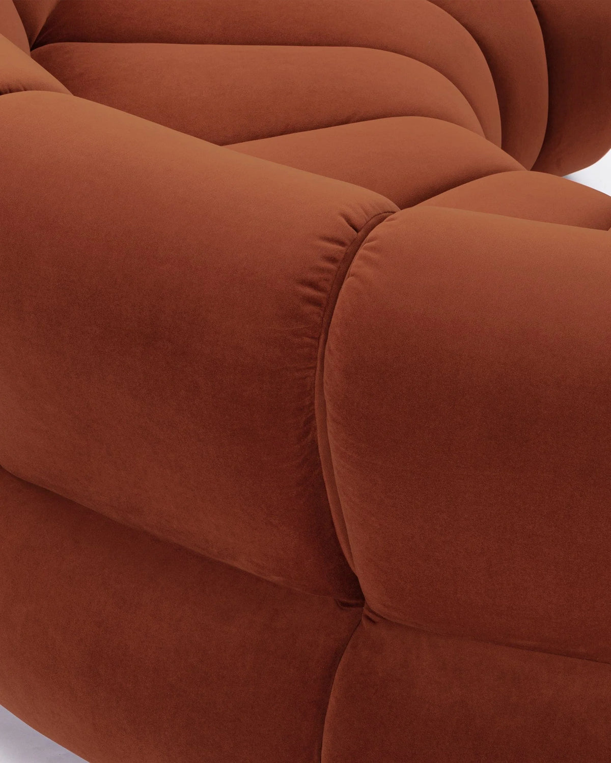 Rivage™ crescent sectional | curved upholstery - sectionals rivage | sofa | madorne