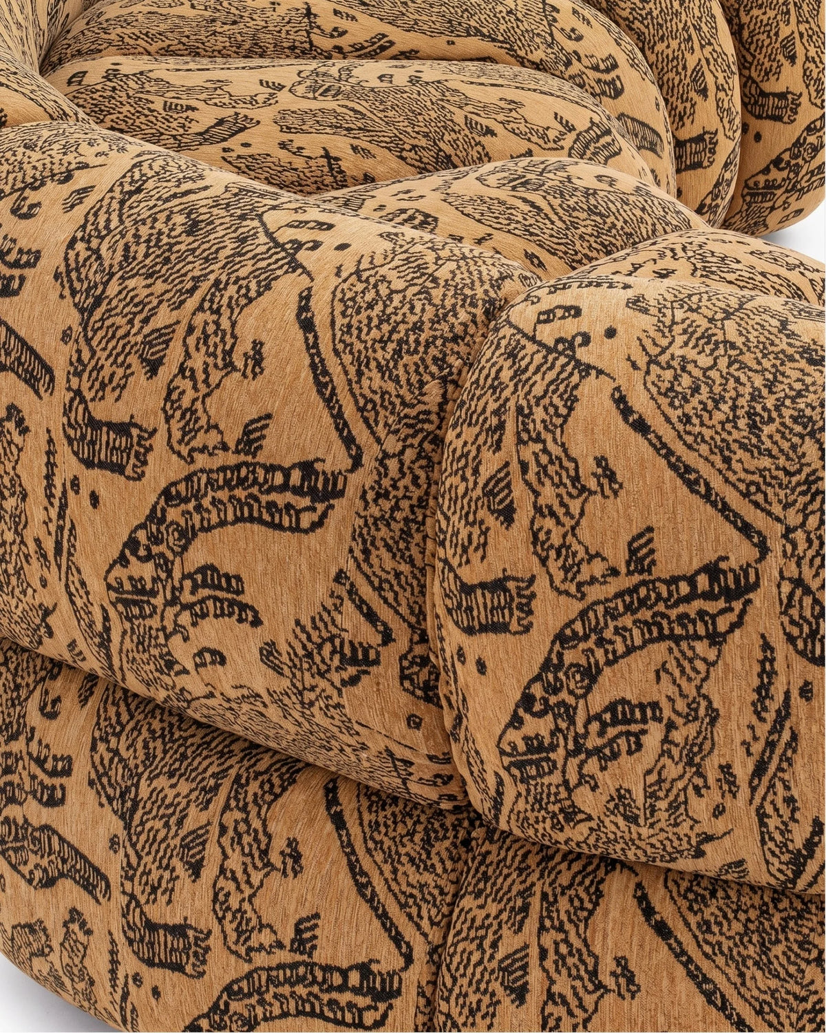 Rivage™ crescent sectional | curved upholstery - sectionals rivage | sofa | madorne
