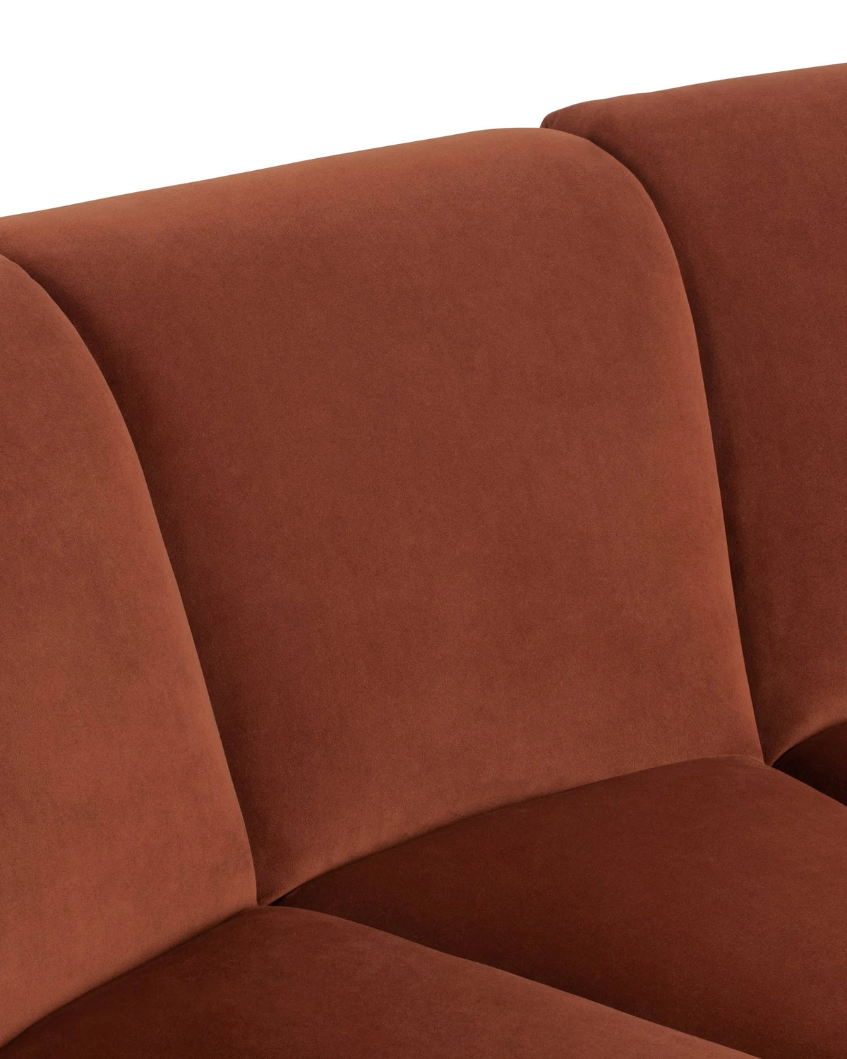 Rivage™ left-corner sectional | walnut detail - sectionals rivage | sofa | madorne