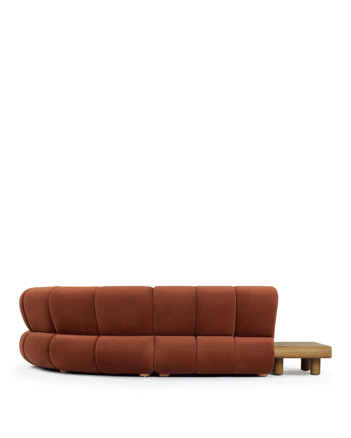 Rivage™ right-corner sectional | walnut detail - sectionals rivage | sofa | madorne
