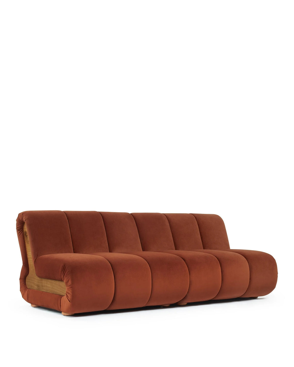 Rivage™ three-seater sofa | walnut side panels - 3 seaters rivage | madorne