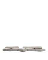Rockscape 04™ five-seater sofa | dove chenille - five seat sectional / textured - sectionals 04 | madorne