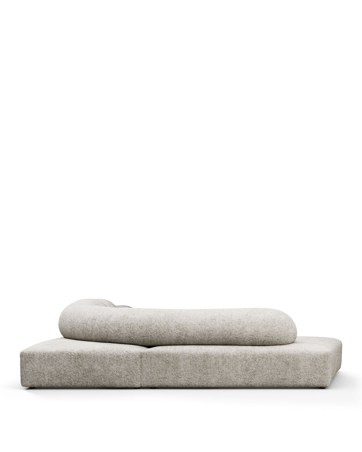 Rockscape 04™ left-corner sofa | dove chenille - left corner sectional / textured - sectionals 04 | madorne