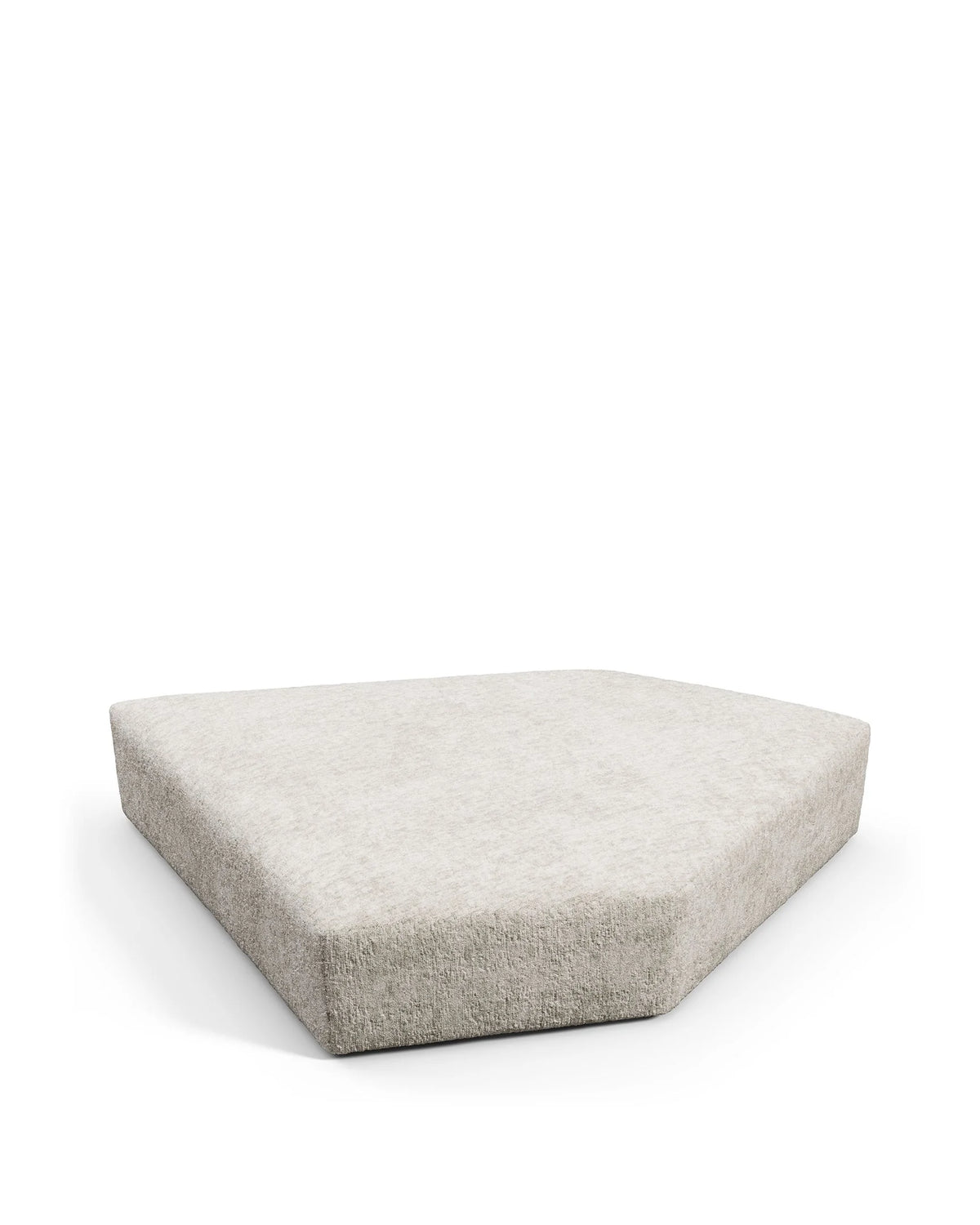 Rockscape 04™ module seat section 3 | soft textured chenille - dove - modules 04 | designer modular sofa el...