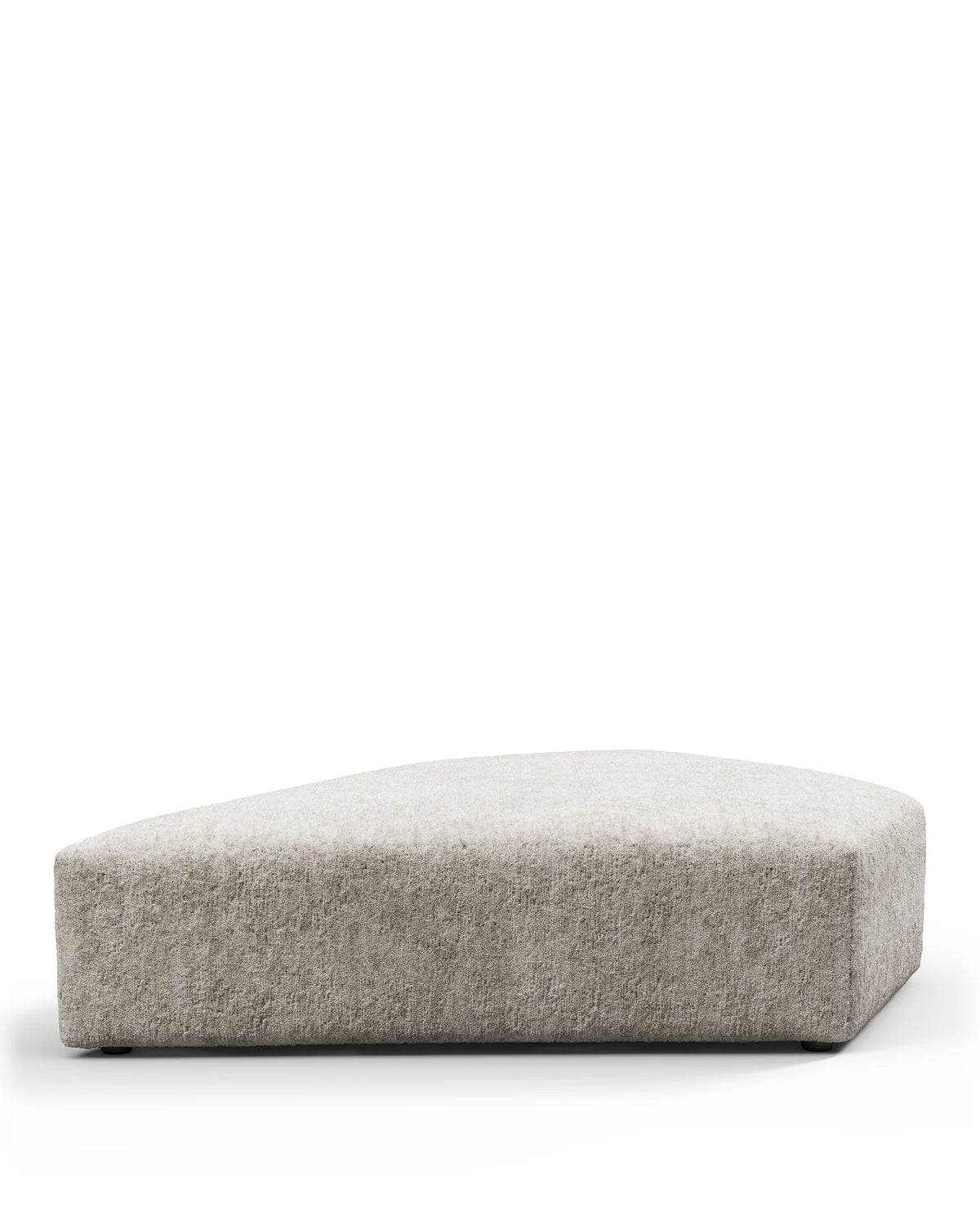 Rockscape 04™ module seat section 3 | soft textured chenille - dove - modules 04 | designer modular sofa el...