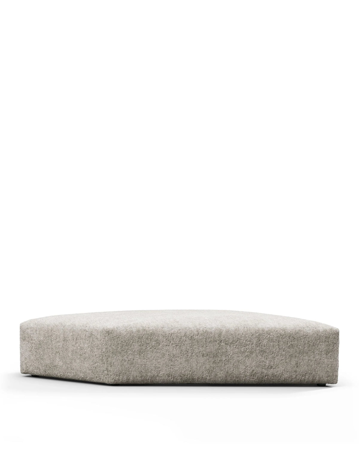 Rockscape 04™ module seat section 3 | soft textured chenille - dove - modules 04 | designer modular sofa el...