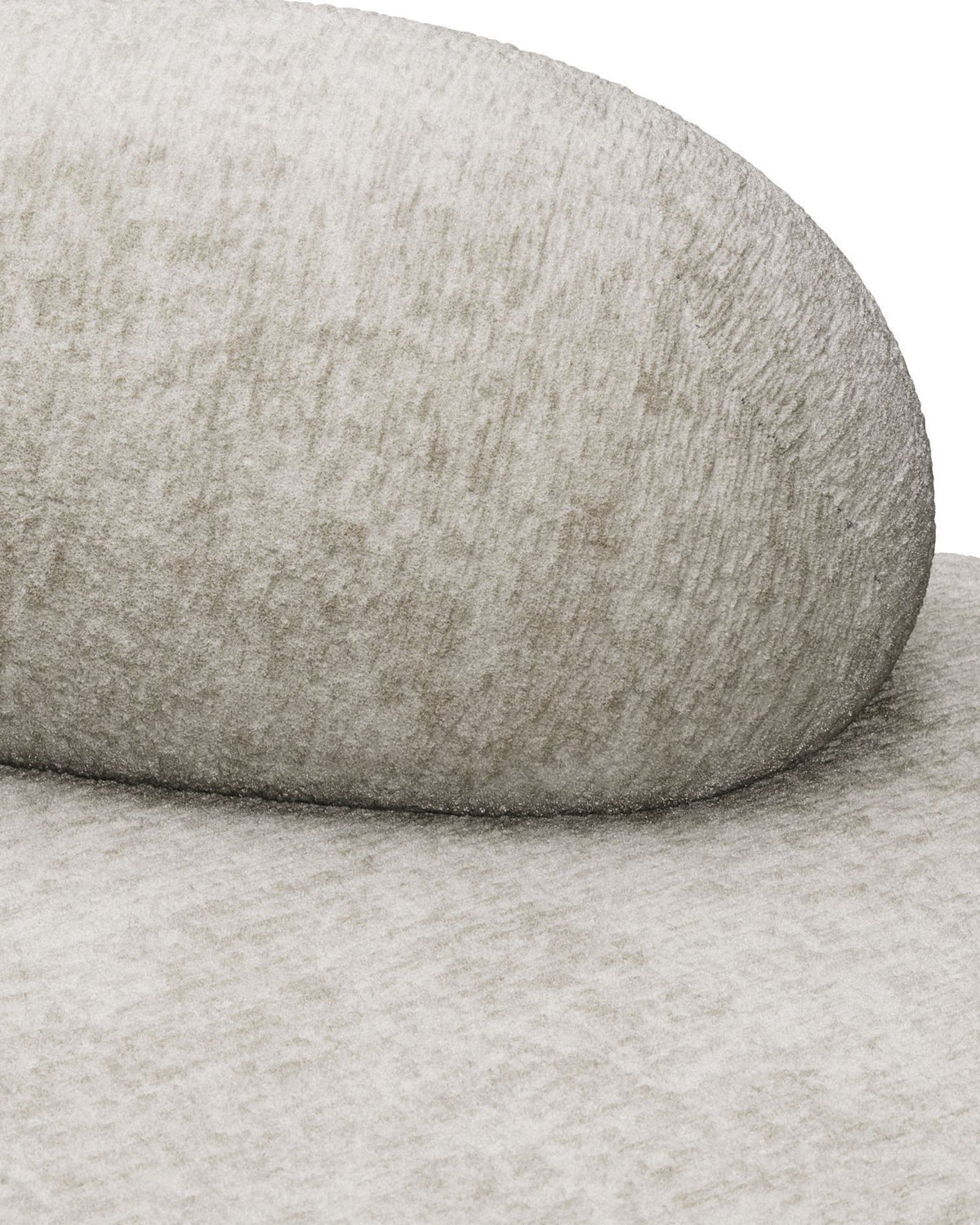 Rockscape 04™ right three-seater sofa | dove chenille - three seater, textured - 3 seaters 04 | designer s...