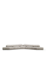 Rockscape 04™ sofa large corner | dove textured chenille - sectional / sectionals 04 | madorne