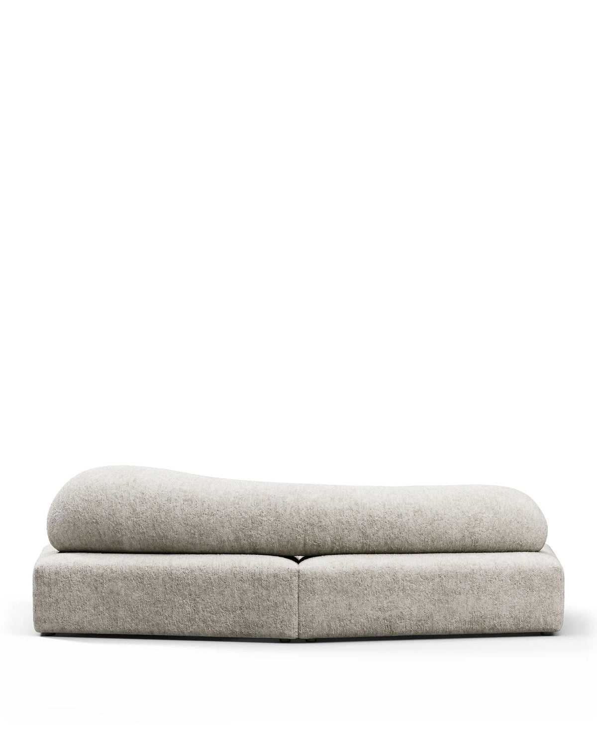 Rockscape 04™ sofa small | dove textured chenille - sectional / sectionals 04 | madorne