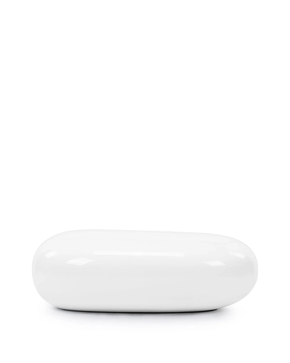 Roka™ indoor/outdoor pouf | fiberglass with a gloss finish - stools & ottomans roka inspired by koishi | madorne