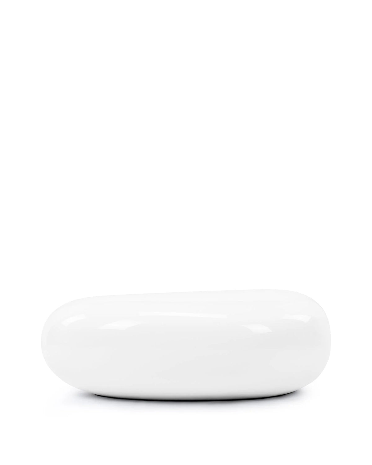 Roka™ indoor/outdoor pouf | fiberglass with a gloss finish - stools & ottomans roka inspired by koishi | madorne