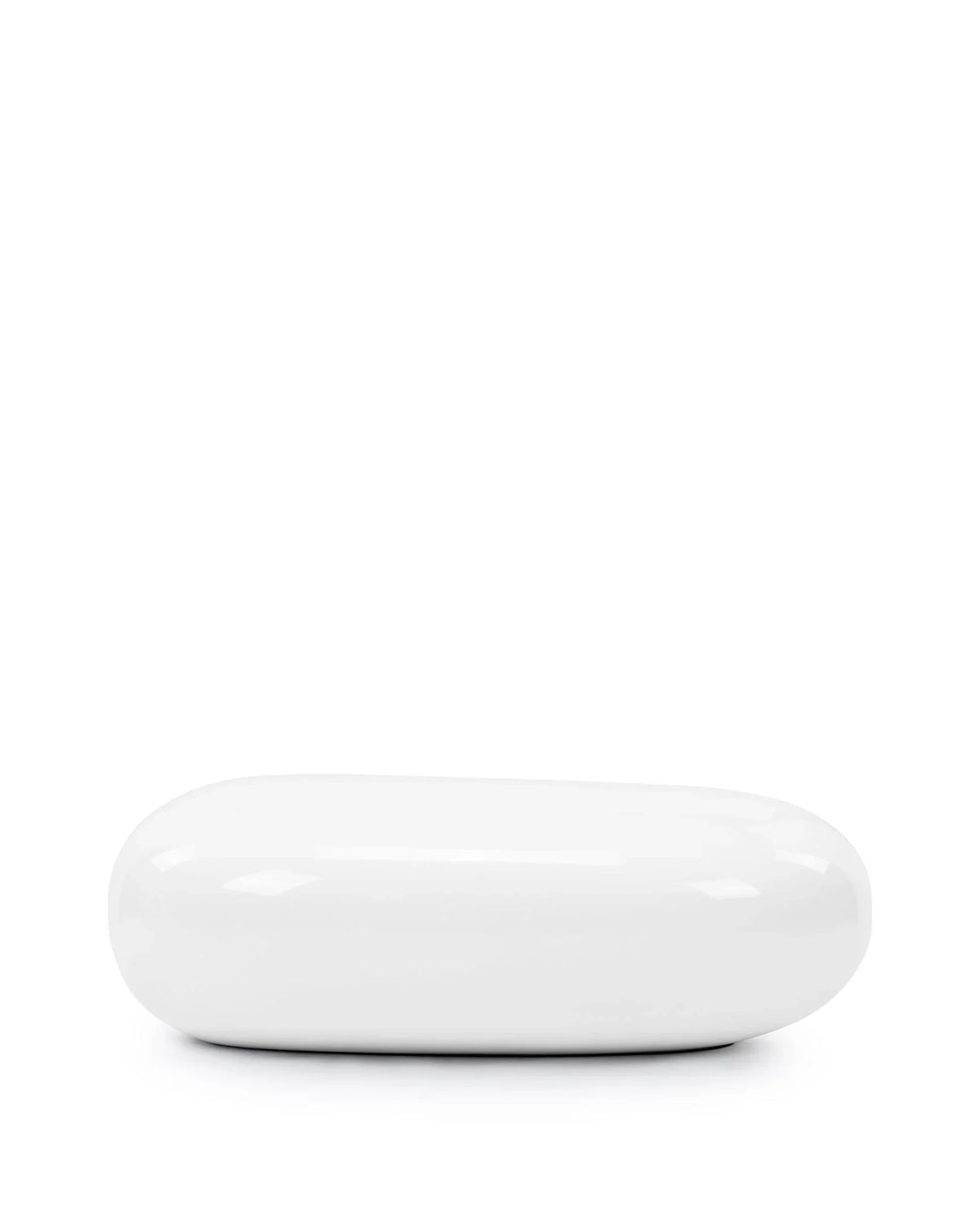 Roka™ indoor/outdoor pouf | fiberglass with a gloss finish - stools & ottomans roka inspired by koishi | madorne