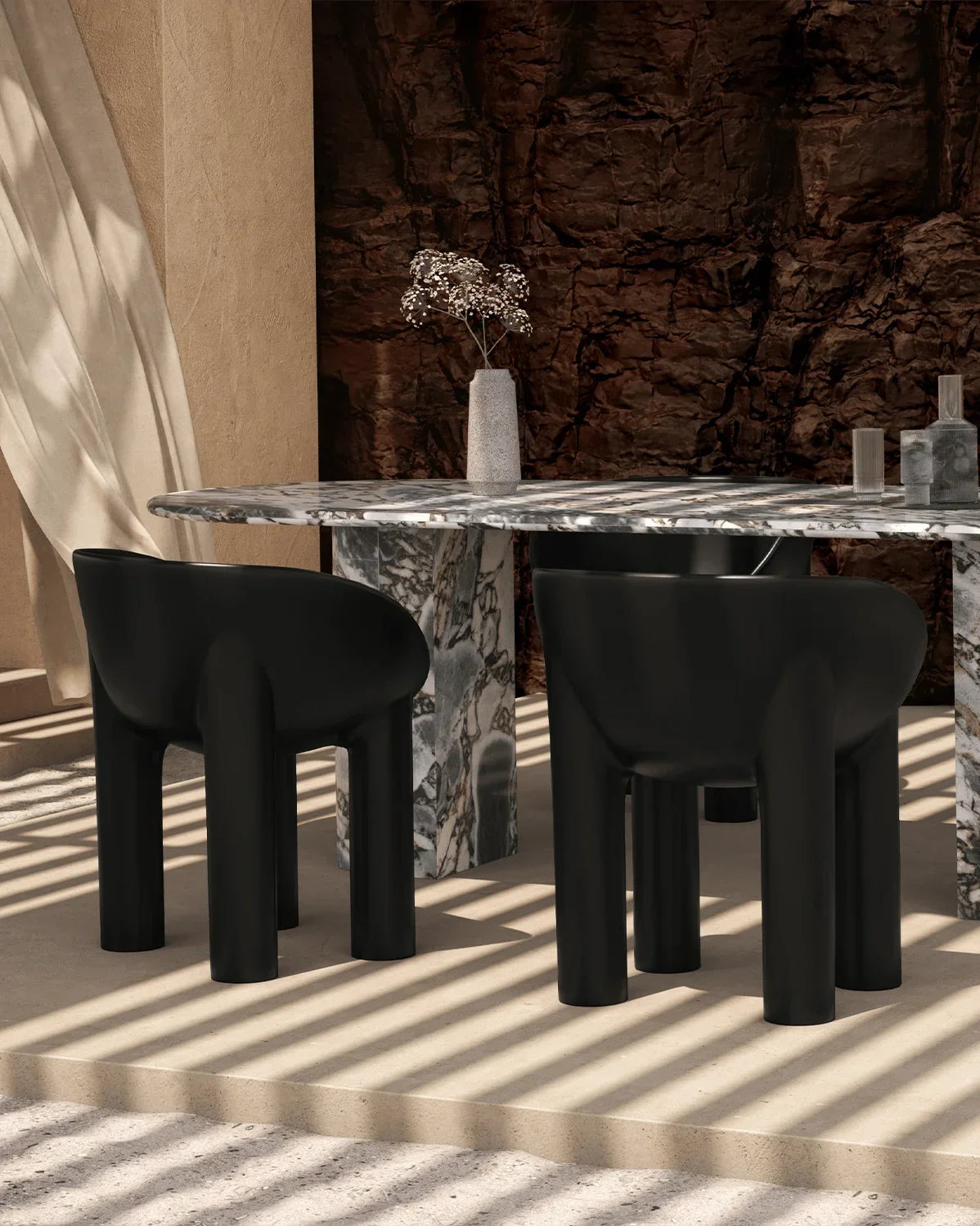 Roly 14™ indoor/outdoor dining chair | black - outdoor chairs 14 | madorne