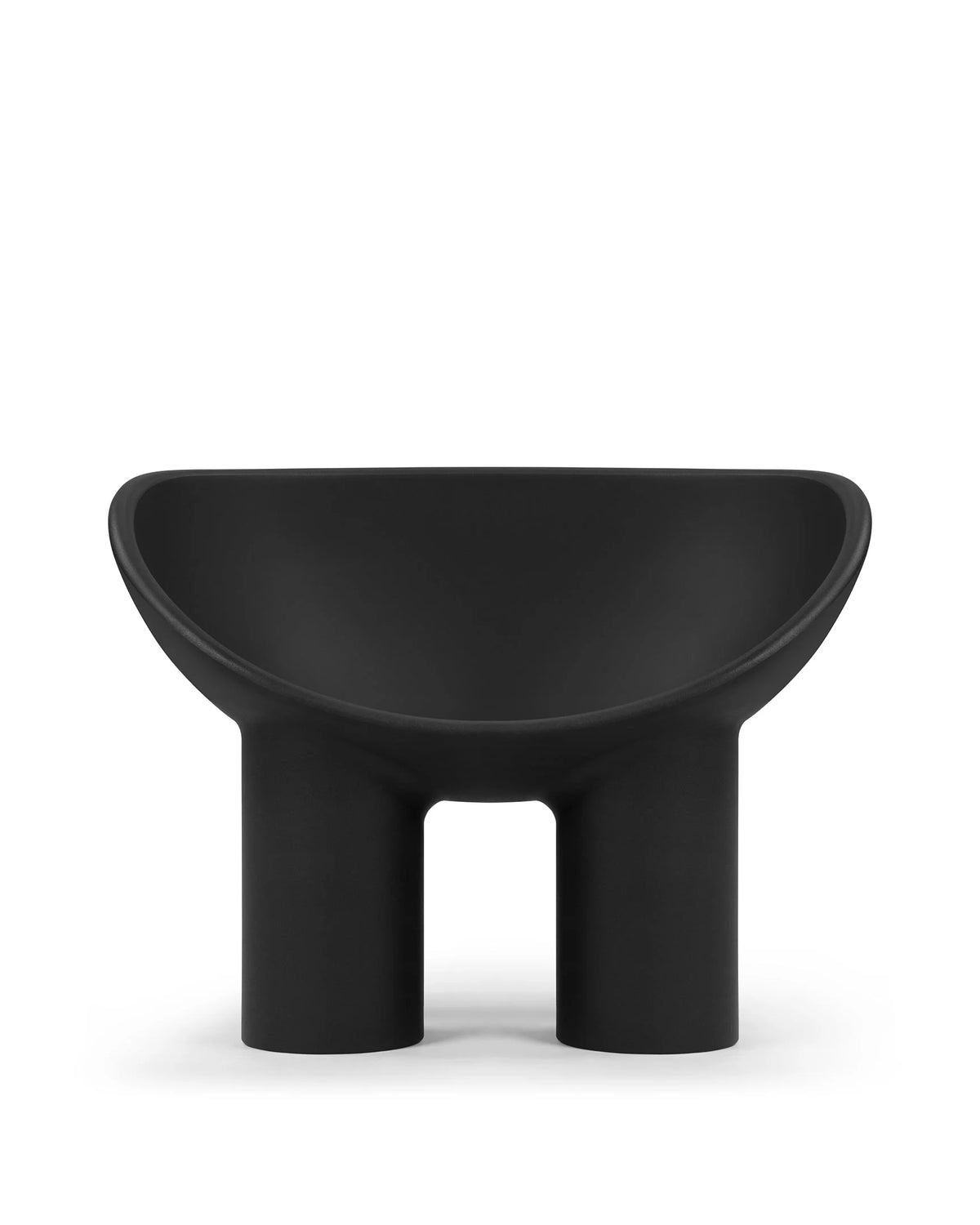 Roly 14™ outdoor chair | molded shell - black - dining chairs 14 | madorne