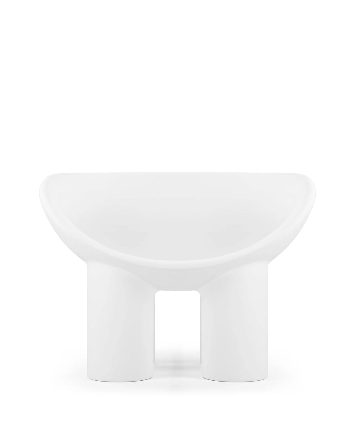 Roly 14™ outdoor chair | molded shell - white - dining chairs 14 | madorne