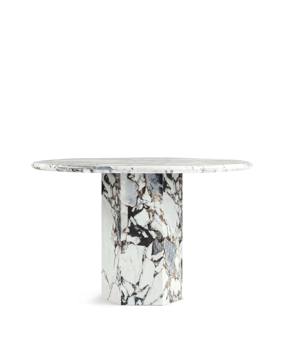 Sagan 47™ concrete dining table | stone-effect finish - modellato marble - tables 47 | madorne