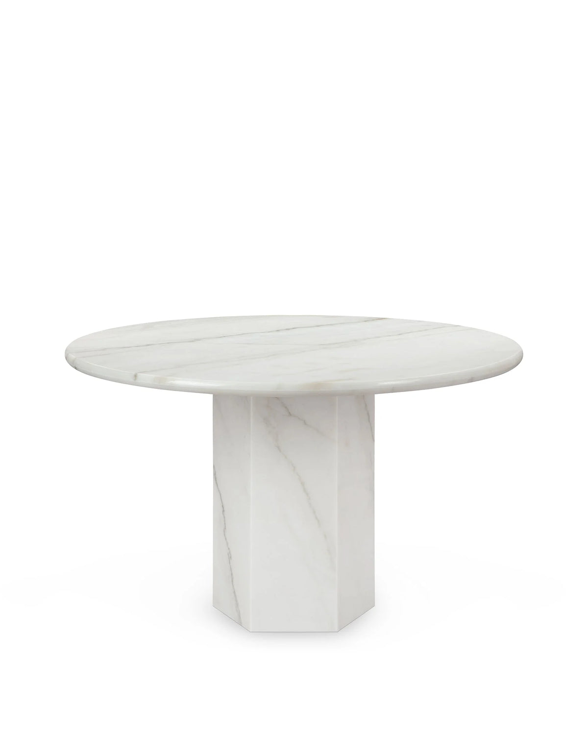 Sagan 47™ round dining table | sculptural pedestal - tables epic table-inspired | madorne
