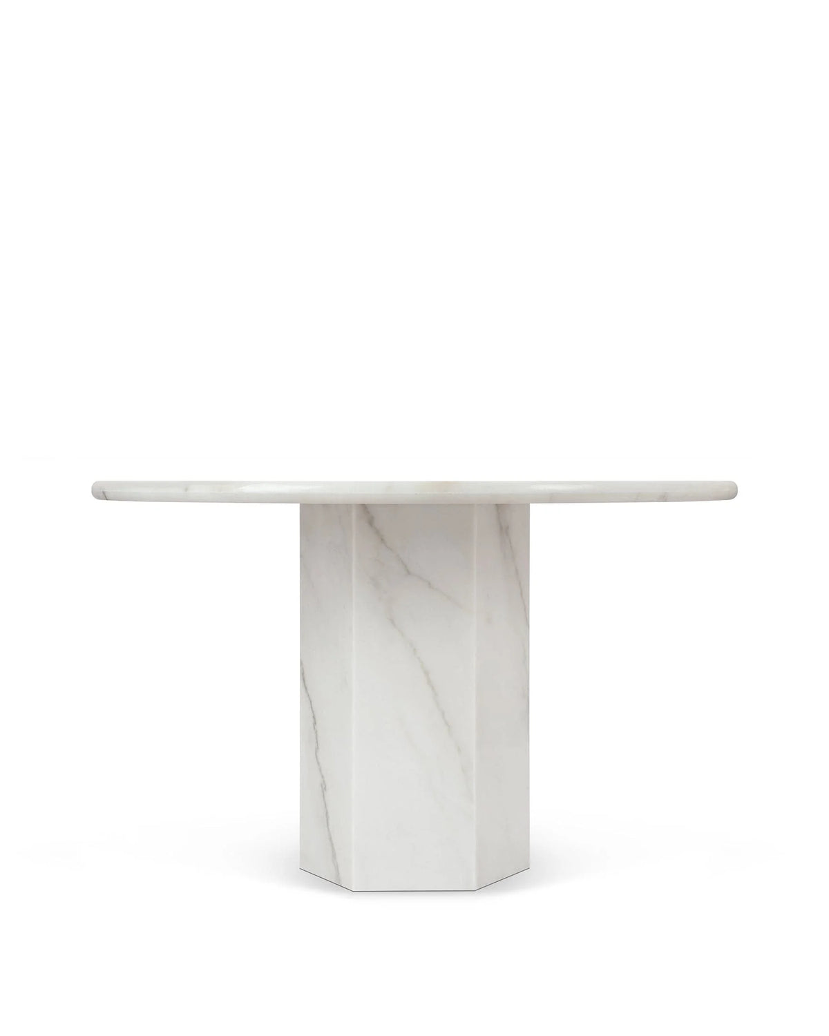 Sagan 47™ round dining table | sculptural pedestal - tables epic table-inspired | madorne
